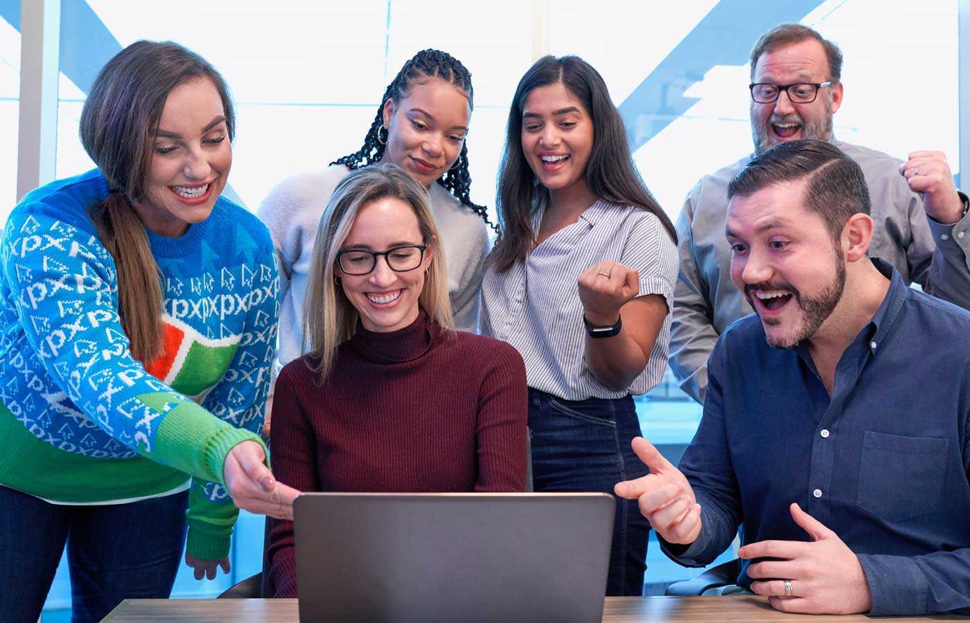 New employee onboarding - two men shaking hands