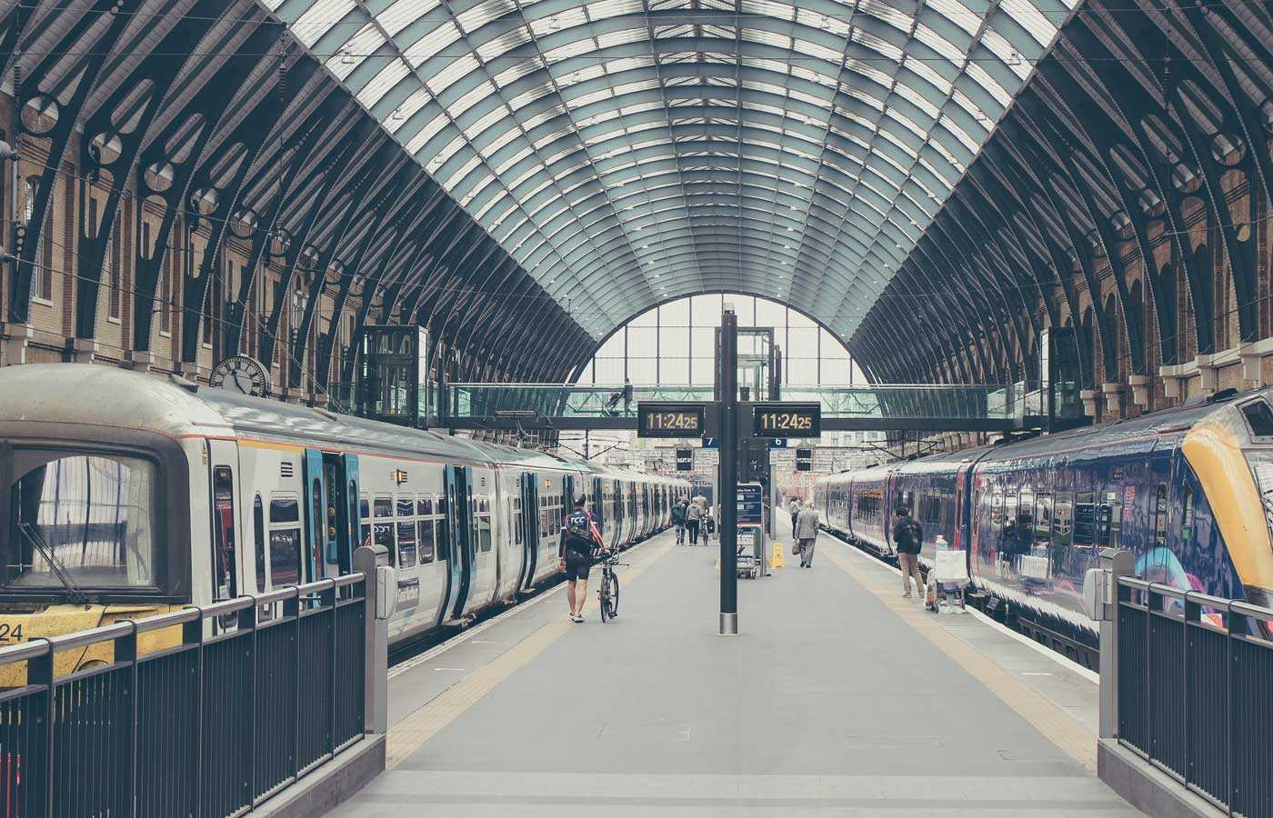 Image of a train station